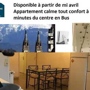 Chartreux Baignoire Massante ,a 3 Minutes Du Centre En Bus! 2 Etoiles Atout France , Voiron France